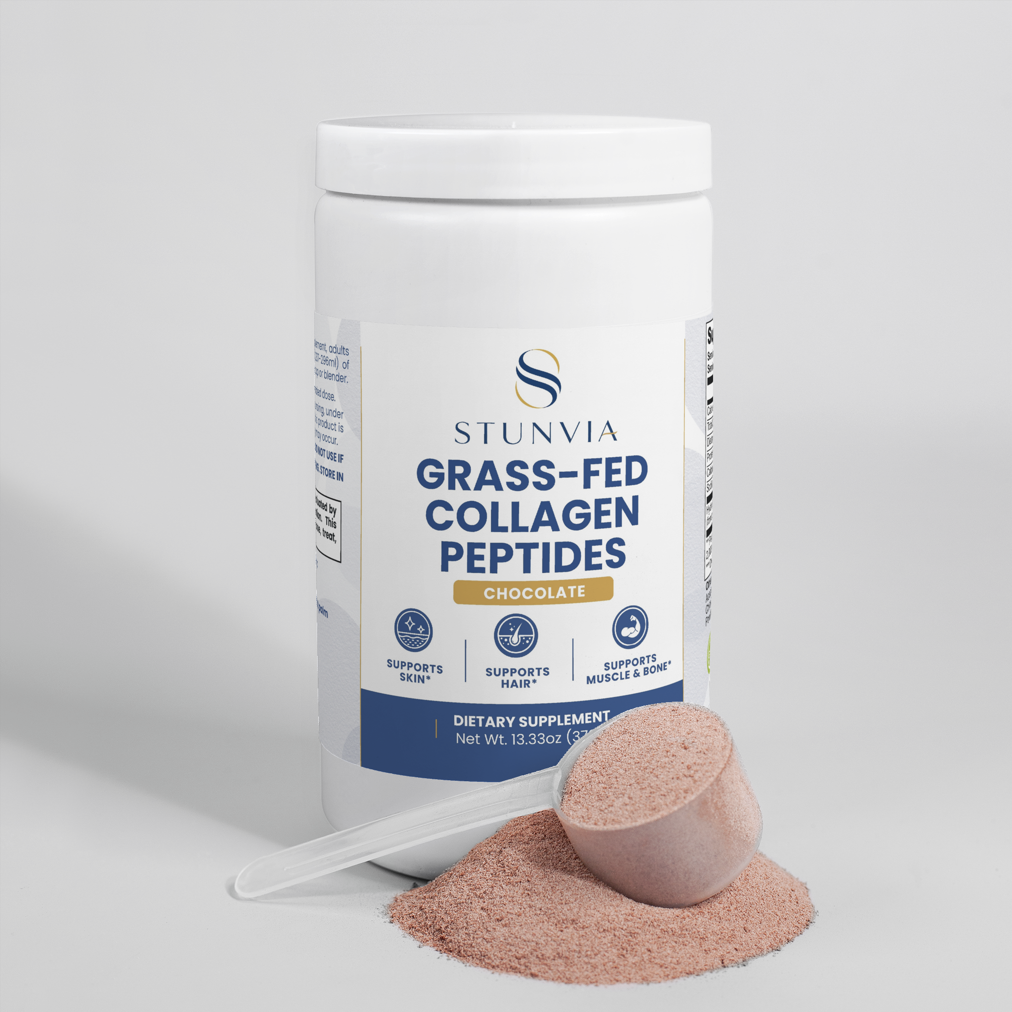 Grass-Fed Collagen Peptides Powder (Chocolate)